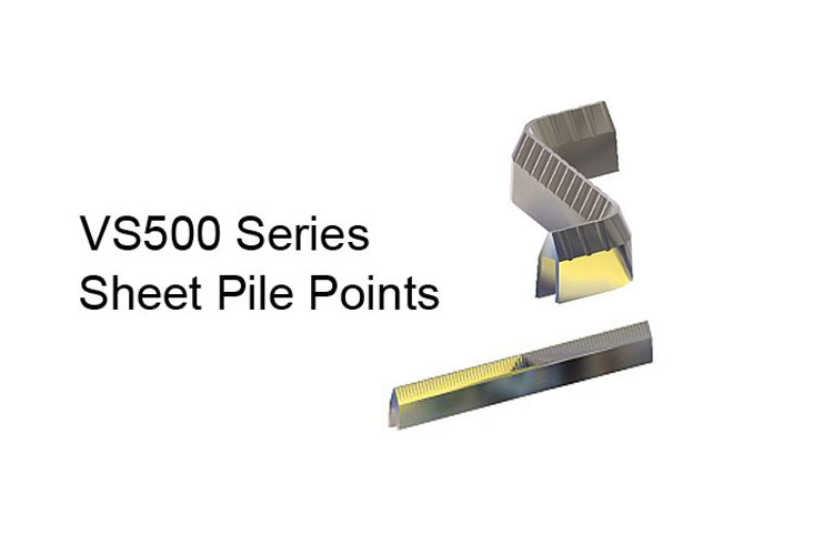 VS500 Sheet Pile Points