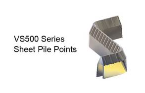 VS500 Series Sheet Pile Points